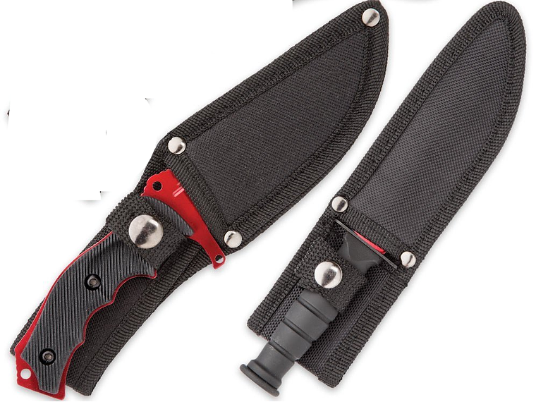 BLACK LEGION, DOUBLE SET RED Cuchillo Hunstman y Militar 1
