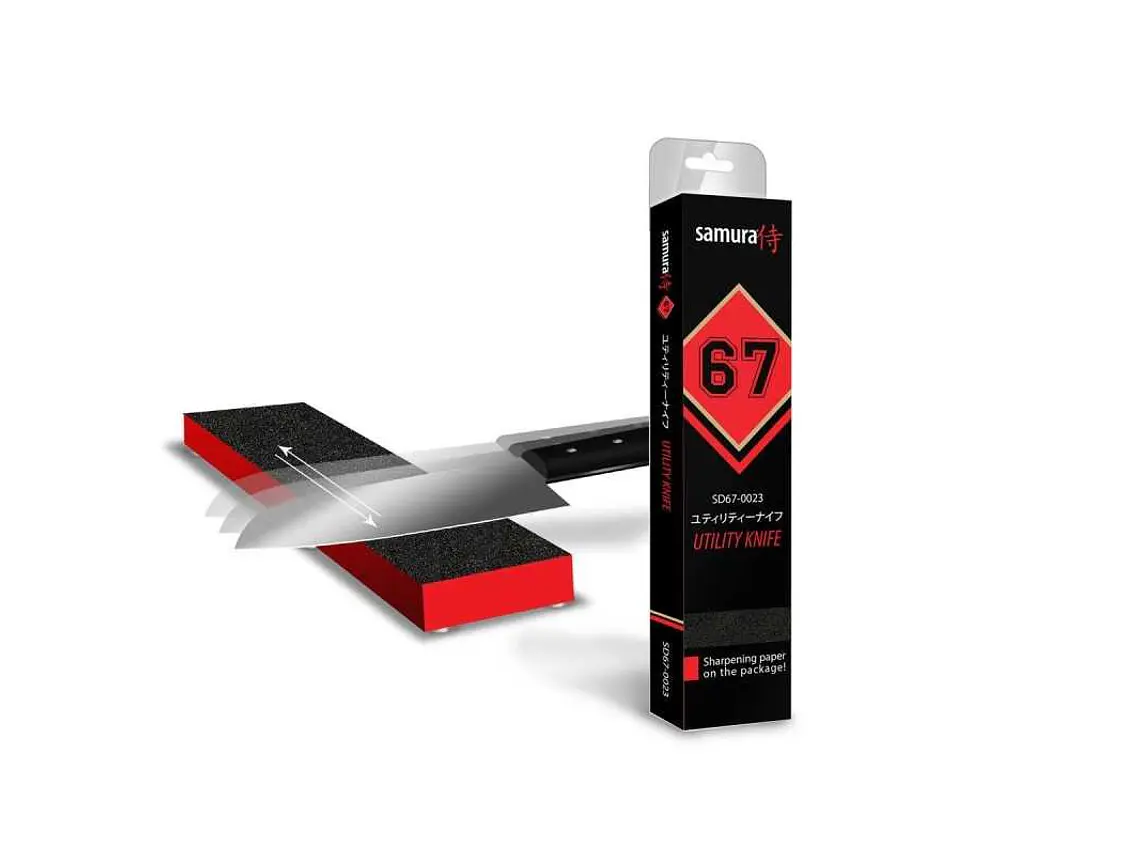 Cuchillo Utilitario. Acero Damasco. Hoja 150 mm.  2