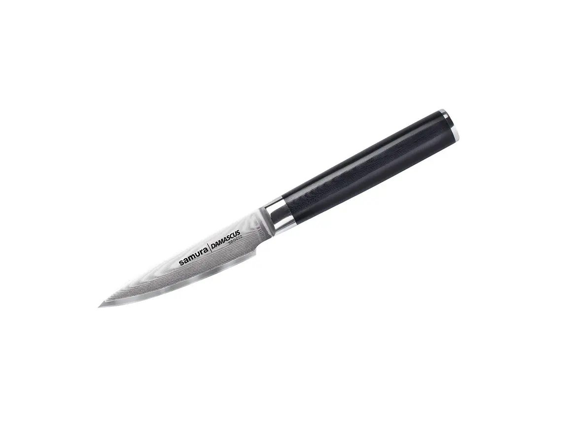 Cuchillo Pelador. Puntilla. Acero Damasco. Hoja 90 mm. 1
