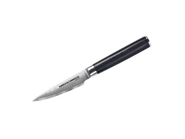 Cuchillo Pelador. Puntilla. Acero Damasco. Hoja 90 mm. 1