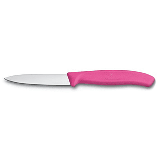 Victorinox, Swiss Classic, Cuchillo para verdura, Rosado, Hoja 8cm