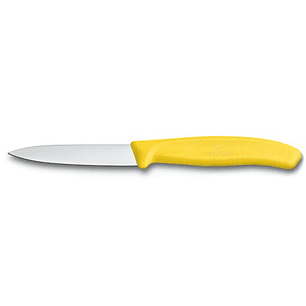 Victorinox, Swiss Classic, Cuchillo para verdura, Amarillo, Hoja de 8cm