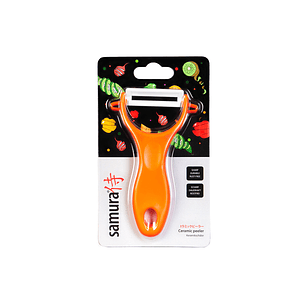 SAMURA ECO CERAMIC Pelador naranjo, hoja 7 cm
