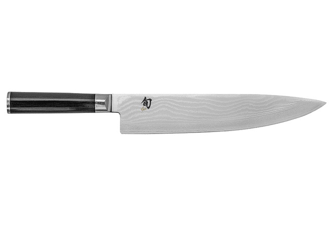 Shun Classic Japanese Style Chef's Knife, Diseño tipo Damascus, hoja 20.3 cms.