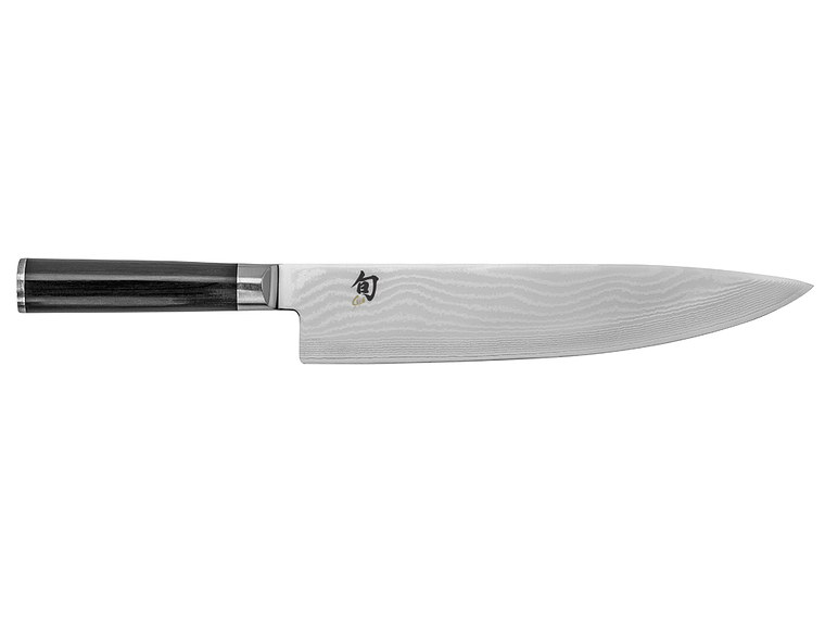 Shun Classic, Japanese Style Chef's Knife, acero Damascus, inoxidable, hoja 20.3 cms. 1