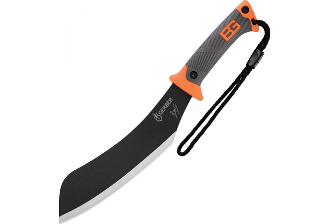 GERBER Bear Grylls Compact Parang Machete Carbon Steel Blade, Mango Polypropylene, hoja 23.7 cms.