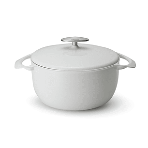 CACEROLA UNILLOY, WHITE, 22 CM DIAMETRO, 3.8 LITROS