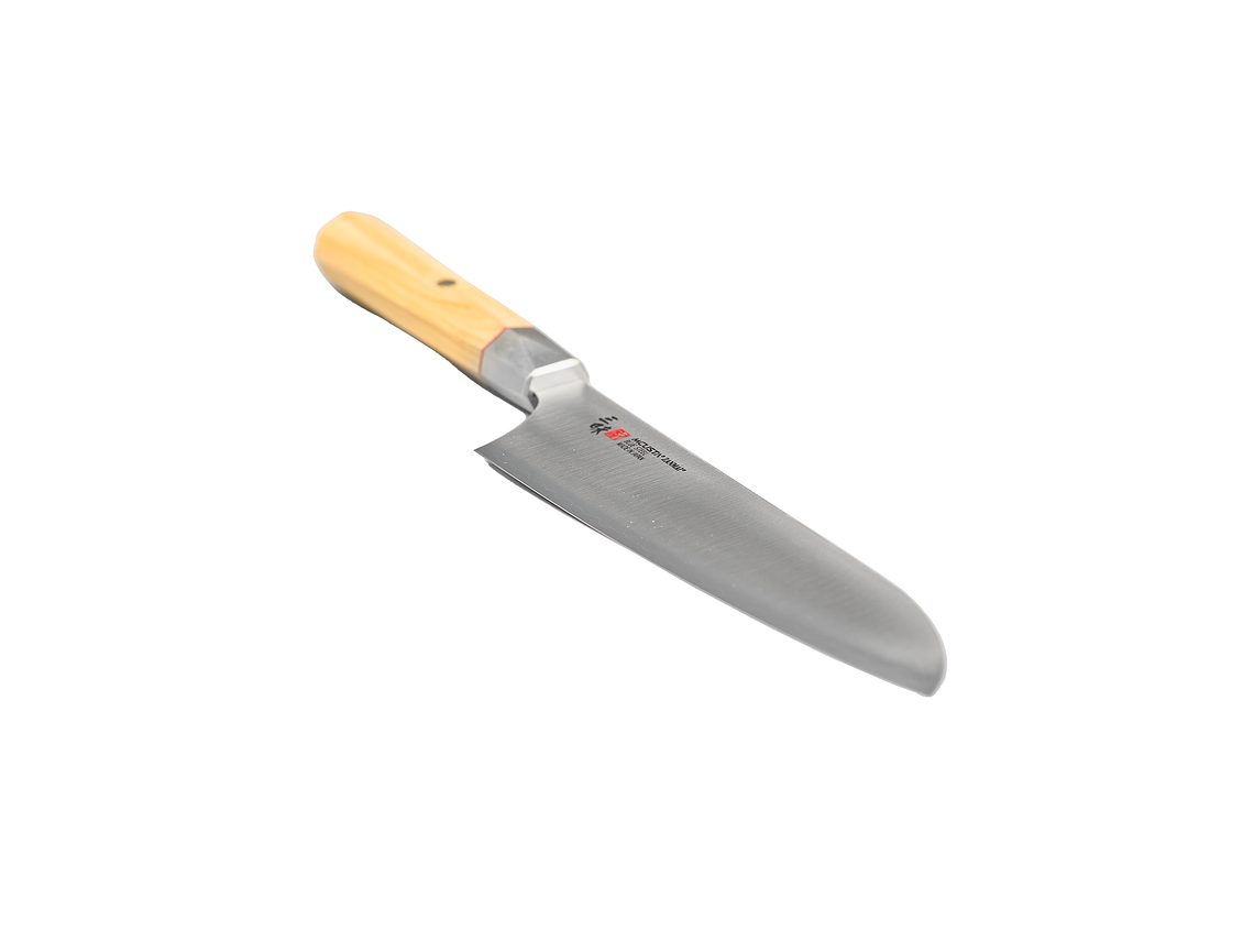 Mcusta Zanmai, cuchillo Santoku hoja 180 mm  3