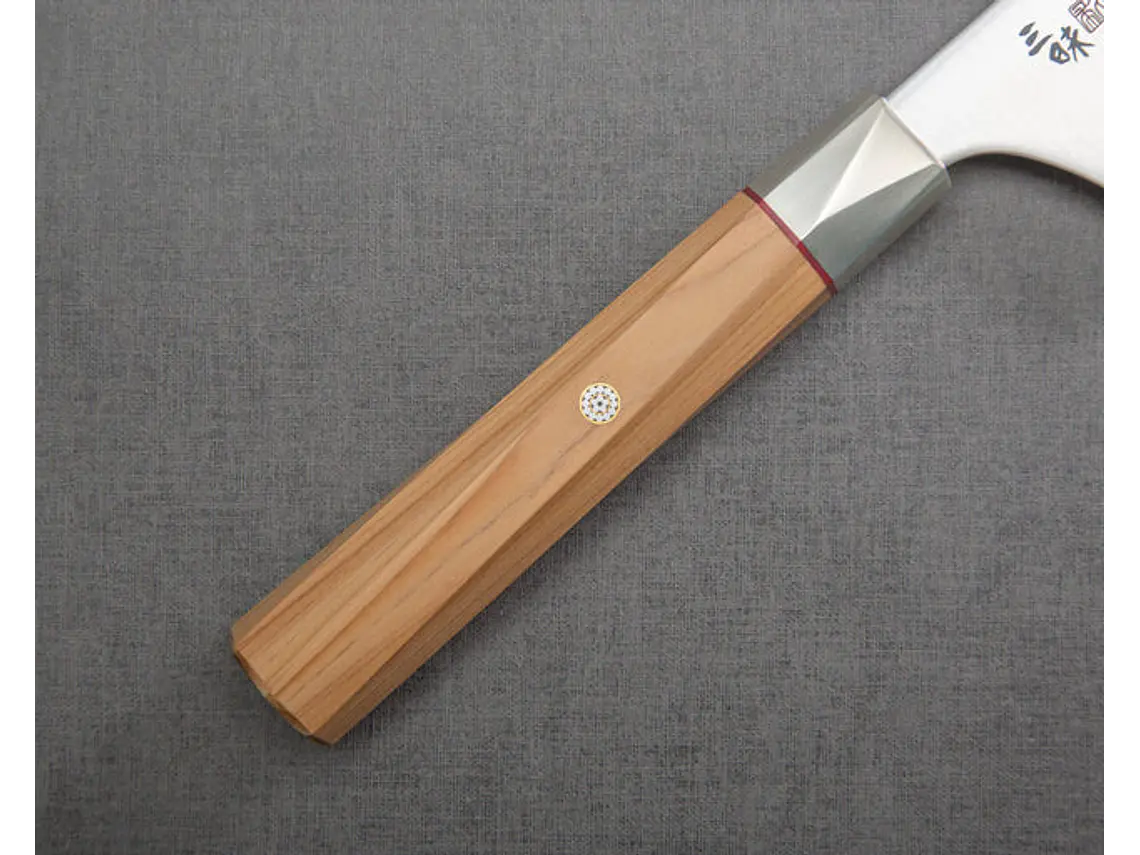 Cuchillo Nakiri. Acero Aogami. Hoja 165 mm. 10
