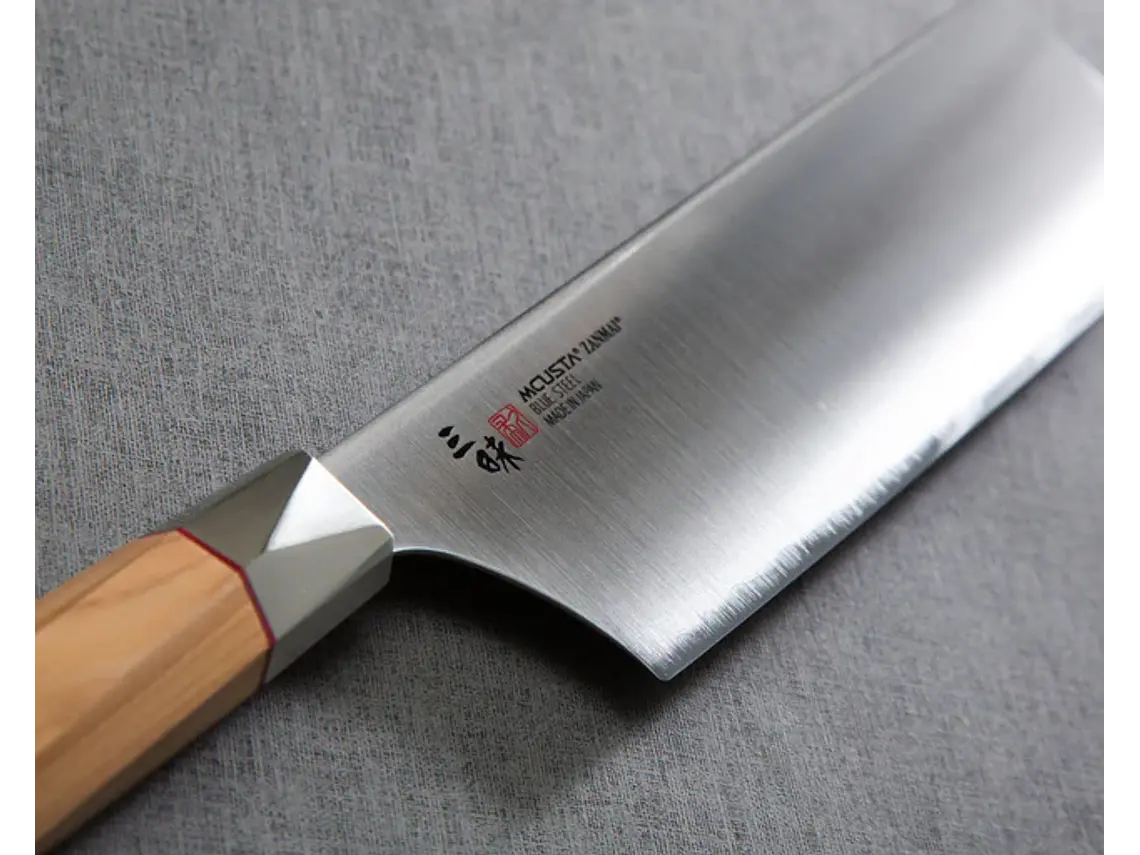 Cuchillo Nakiri. Acero Aogami. Hoja 165 mm. 2