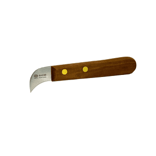 SICO. Cuchillo para castañas. Mango madera. Hoja de 3cms.