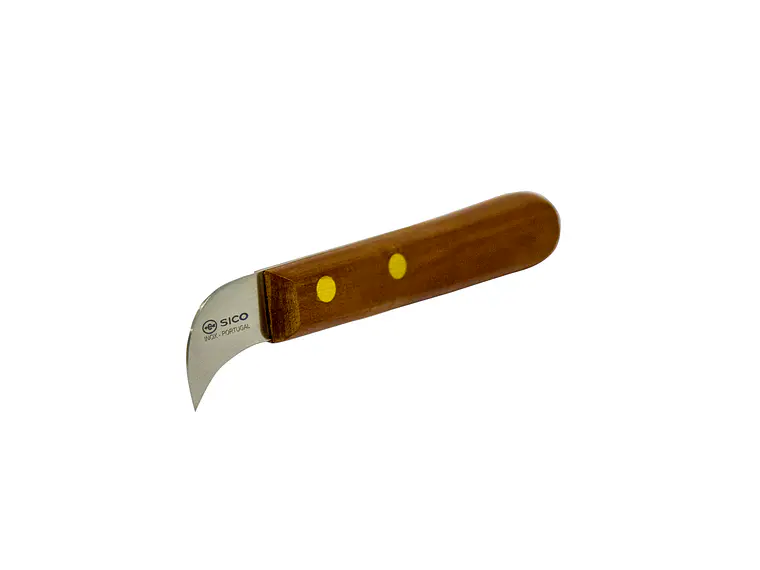 Cuchillo para castañas. Mango madera. Hoja 3cms. 2