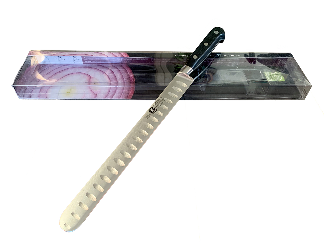 SICO Cuchillo para salmón hoja alveolada de 26 cm 3