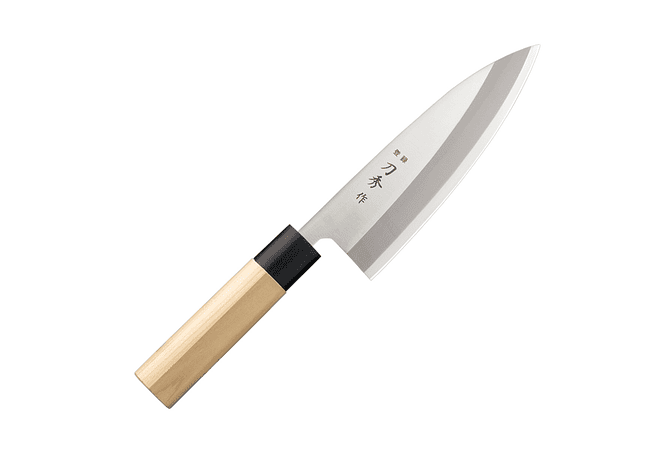 Narihira Toushu Deba cuchillo japonés hoja de 165 mm