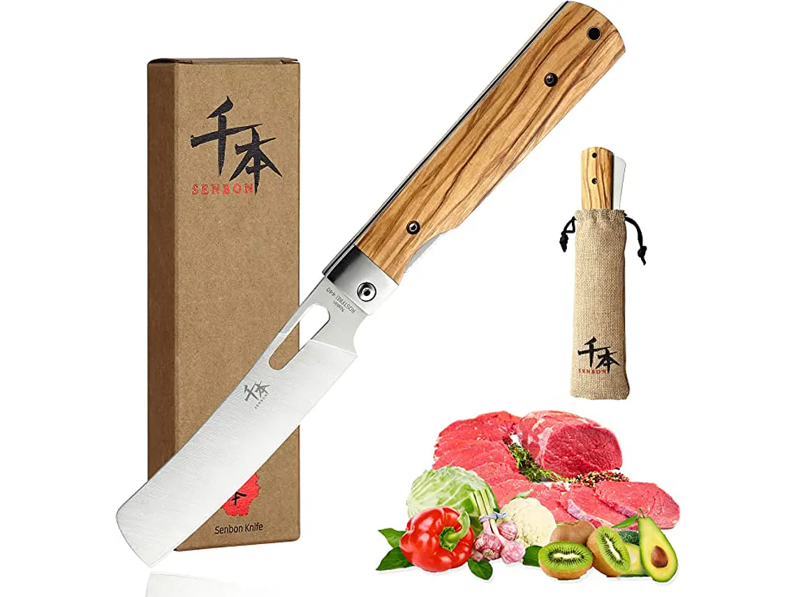 Cuchillo Nakiri. Plegable. Hoja 120 mm. 1