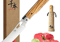 Senbon cuchillo Nakiri plegable acero inoxidable 440A hoja de 120 mm