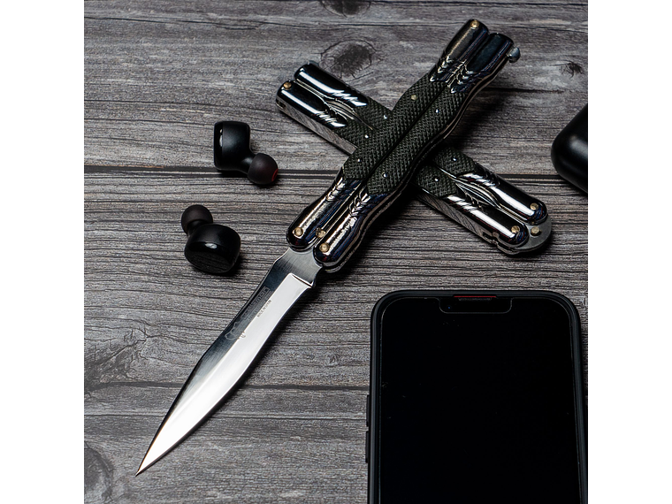 CUDEMAN Balisong modelo 505-B hoja 10 cm 1