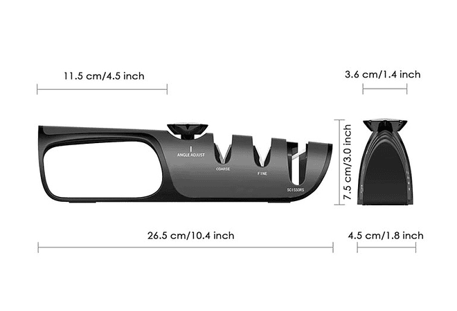 Risam Afilador de cuchillos de cocina ajustable