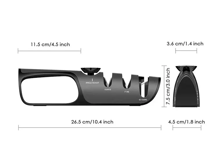 Afilador de cuchillos ajustable. 6