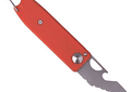 Fox línea Blackfox cuchillo de rescate hoja de 6 cm color naranjo