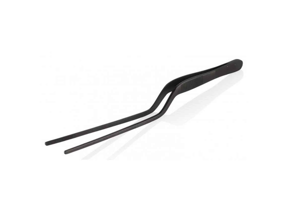 Pinza ACERO inoxidable, para emplatar, modelo Z, 20cm, COLOR Negro 2
