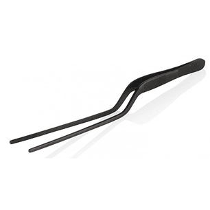 Pinza ACERO inoxidable, para emplatar, modelo Z, 20cm, COLOR Negro