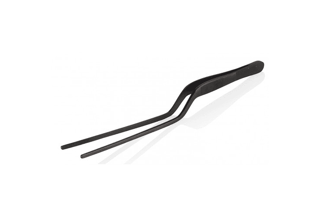 Pinza ACERO inoxidable, para emplatar, modelo Z, 20cm, COLOR Negro