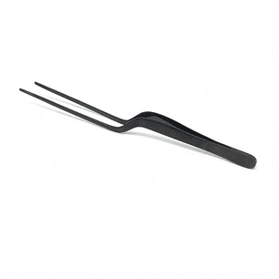Pinza ACERO inoxidable, para emplatar, modelo Z, 20cm, COLOR Negro