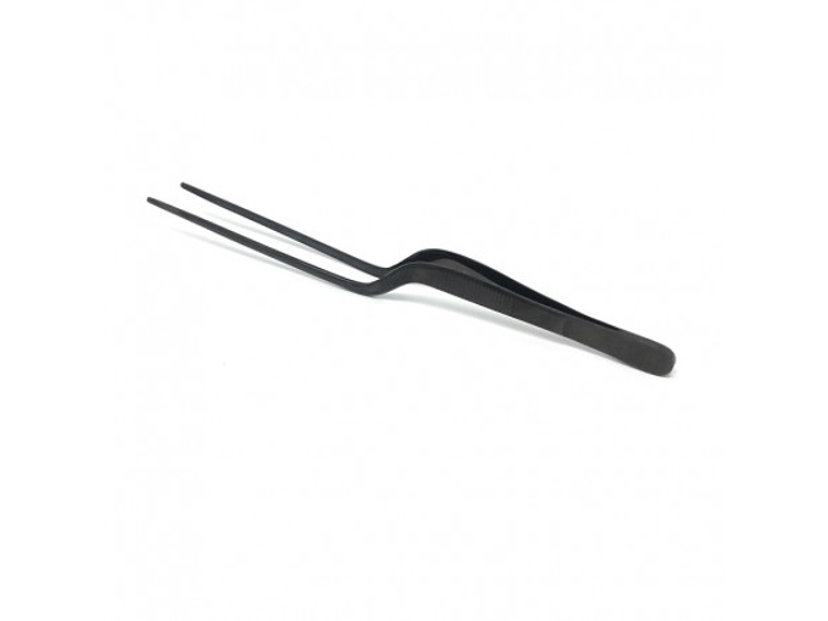 Pinza ACERO inoxidable, para emplatar, modelo Z, 20cm, COLOR Negro 1