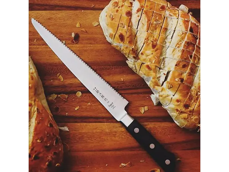 Cuchillo para Pan. Acero VG10. hoja 215 mm. 4