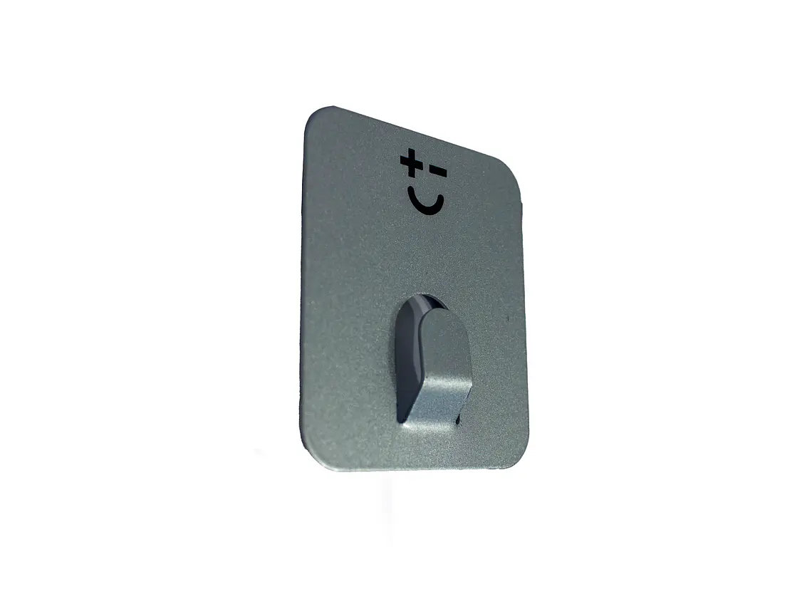 Ganchos magnéticos. Plateados. 2 unidades. 3