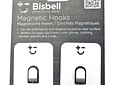 Bisbell Ganchos magnéticos - 2 unidades color plateado