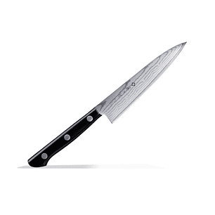 TOJIRO BASIC DAMASCUS Cuchillo Puntilla hoja de 135mm