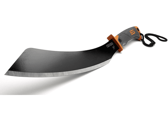 GERBER Bear Grylls Compact Parang Machete Carbon Steel Blade, Mango Polypropylene, hoja 23.7 cms.