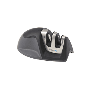 KITCHEN IQ 50009, Edge Grip 2 Afilador de cuchillo, deluxe diamond, color negro