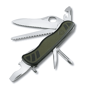 Victorinox Swiss Army Soldier Knife Herramienta Multiuso, Negro con verde