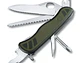 Navaja Plegable Swiss Soldier. Verde. 10 funciones. Hoja 9,5 cm. - Miniatura 1