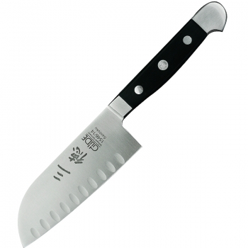 Cuchillo Santoku. Alveolado. Hoja 180 mm.