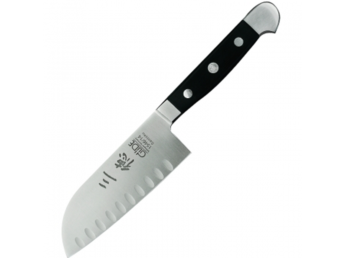 Cuchillo Santoku. Alveolado. Hoja 180 mm. 1