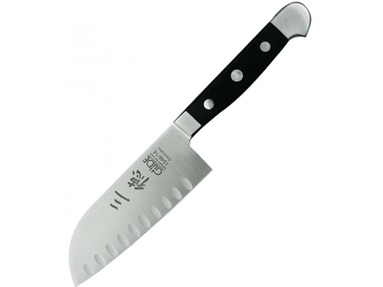 Cuchillo Santoku. Alveolado. Hoja 180 mm. 1