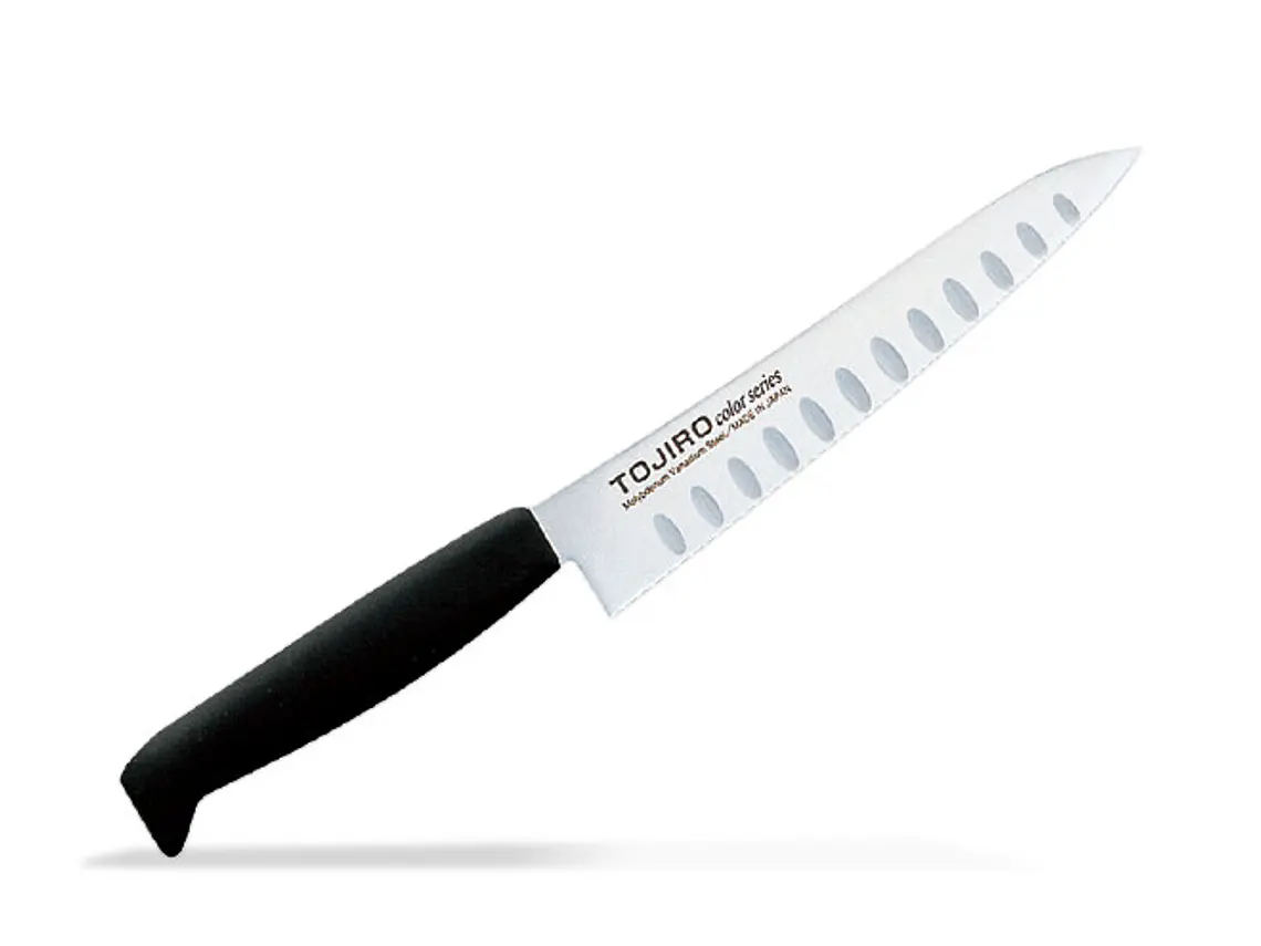 Cuchillo Petty. Negro. Alveolado. HACCP. Hoja 150 mm. 1