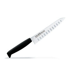 TOJIRO Color, MoVa Steel, Petty Knife with Dimples, 150mm HACCP Negro, F-291BK
