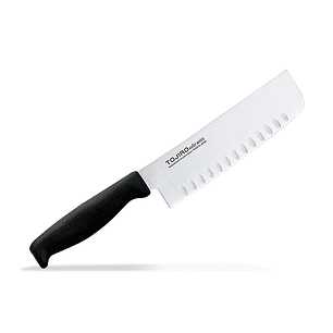 TOJIRO Color, NAKIRI with Dimples, 165mm, HACCP  BLACK 
