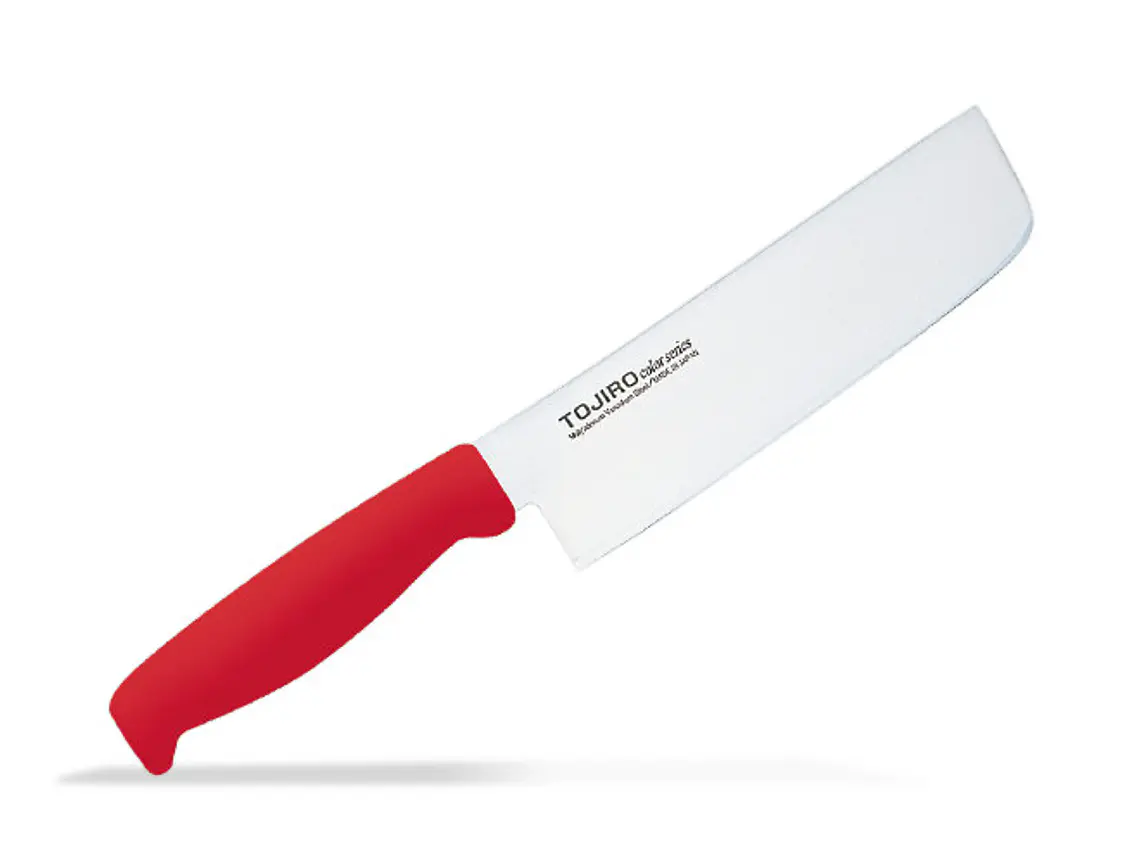 Cuchillo Nakiri. Rojo. HACCP. Hoja 165 mm. 1