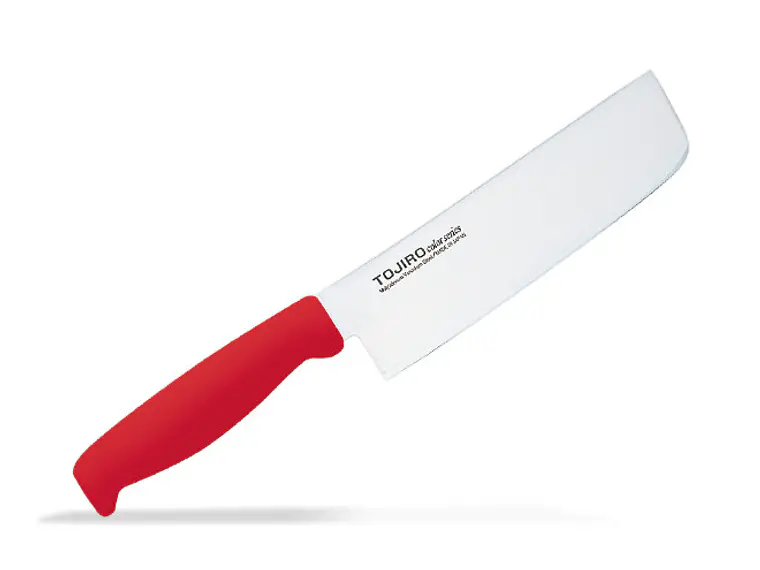 Cuchillo Nakiri. Rojo. HACCP. Hoja 165 mm. 1