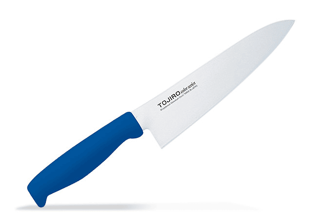 TOJIRO Color, MoVa, HACCP, Chef Knife, 180mm (Blue), F-185BL