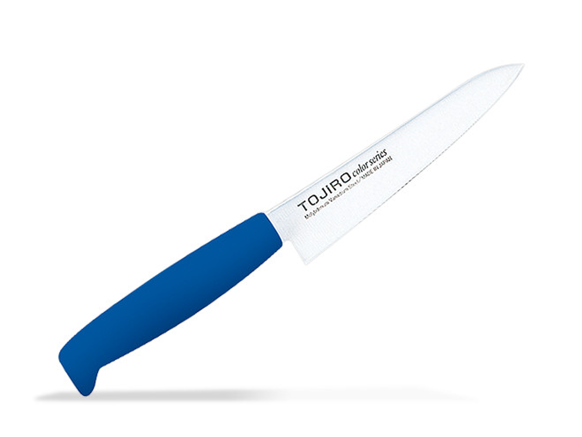TOJIRO Color MoVa Steel, Petty Knife 120mm HACCP Blue, F180BL 1