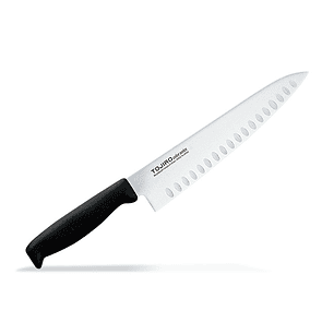 TOJIRO Color MoVa Steel with Dimples, CHEF Knife 210mm, HACCP Black, F-266BK