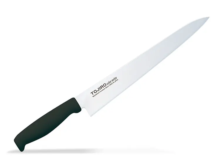 Cuchillo Rebanador. Trinchar. Negro. HACCP. Hoja 270 mm. 1