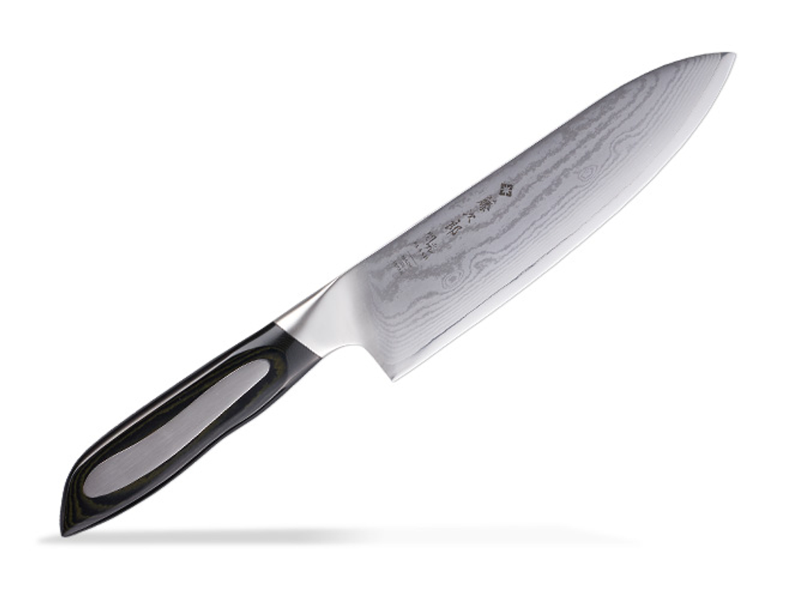 Cuchillo de Chef. Acero Damasco 63 Capas. Hoja 180 mm.  1